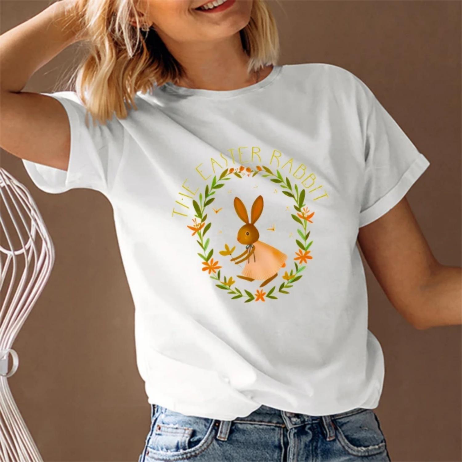 Women s T-Shirt Short Sleeve Round Neck Easter Bunny Graphic Tee Trendy Spring Fashion Fast Shipping XXXXXL
Women s T-Shirt Short Sleeve Round Neck Easter Bunny Graphic Tee Trendy Spring Fashion Fast Shipping XXXXXL