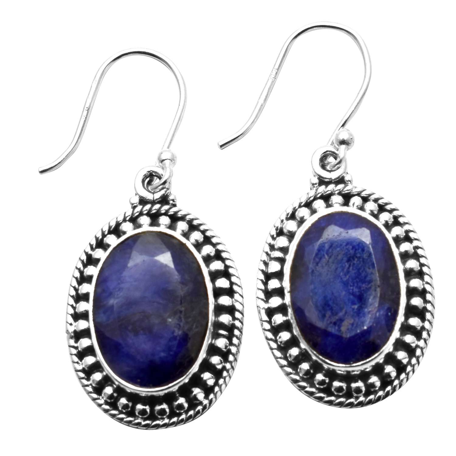 Blue Sapphire Gemstone Earrings Solid 925 Sterling Silver Handmade Earrings Jewelry Gift For Women And Girls E-3486
Blue Sapphire Gemstone Earrings Solid 925 Sterling Silver Handmade Earrings Jewelry Gift For Women And Girls E-3486