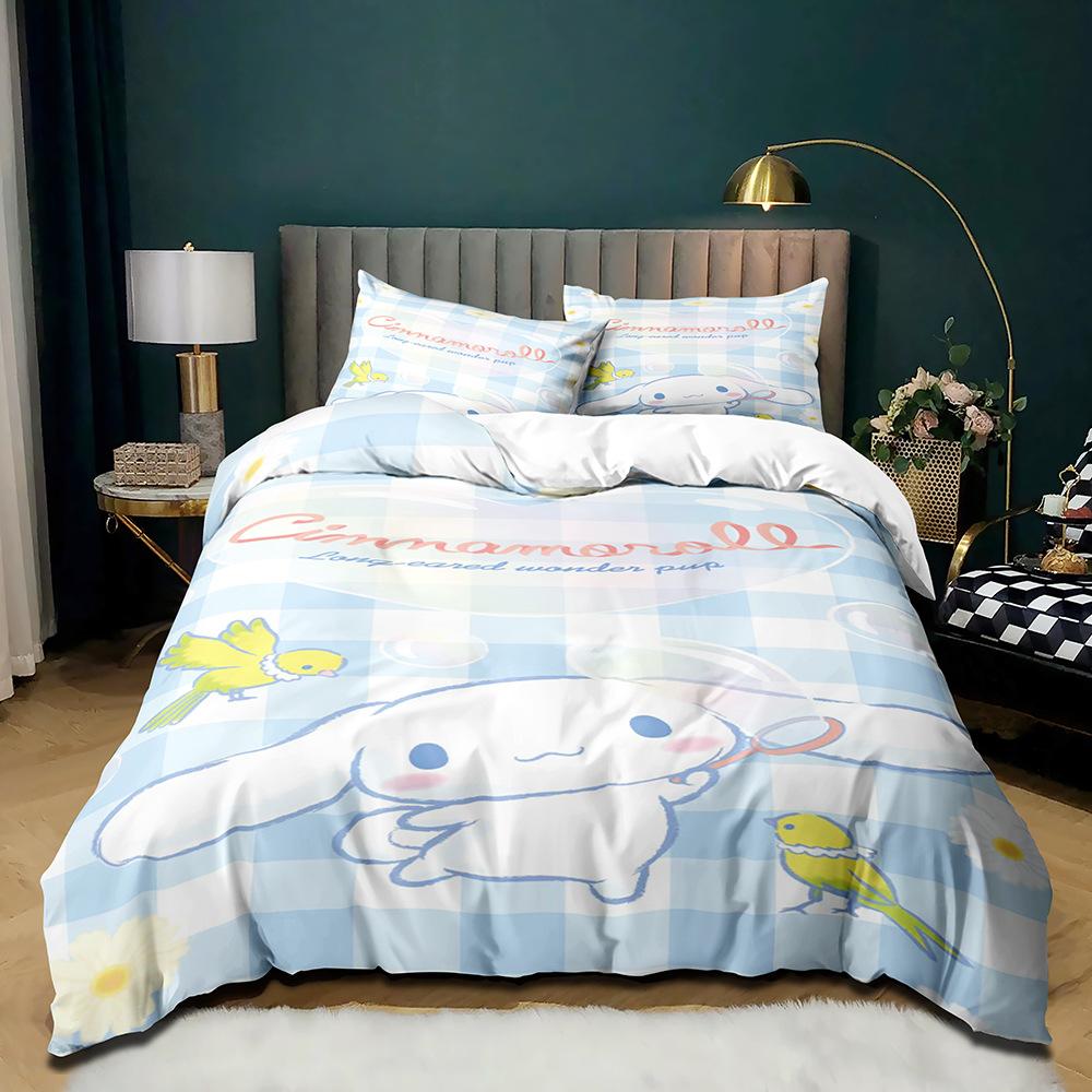 Big-Eared Dog Kulomi Animation Single Dormitory Three-Piece Quilt Cover Quilt Cover cover 90 * 200 + and 50 * 75 * 1
Big-Eared Dog Kulomi Animation Single Dormitory Three-Piece Quilt Cover Quilt Cover cover 90 * 200 + and 50 * 75 * 1