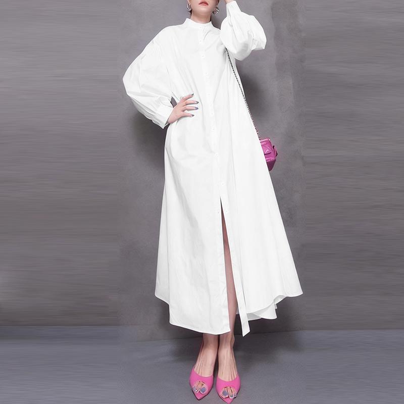 ZANZEA Women Autumn Casual Stand Collar Loose Long Sleeve Long Dress 5XL
ZANZEA Women Autumn Casual Stand Collar Loose Long Sleeve Long Dress 5XL
