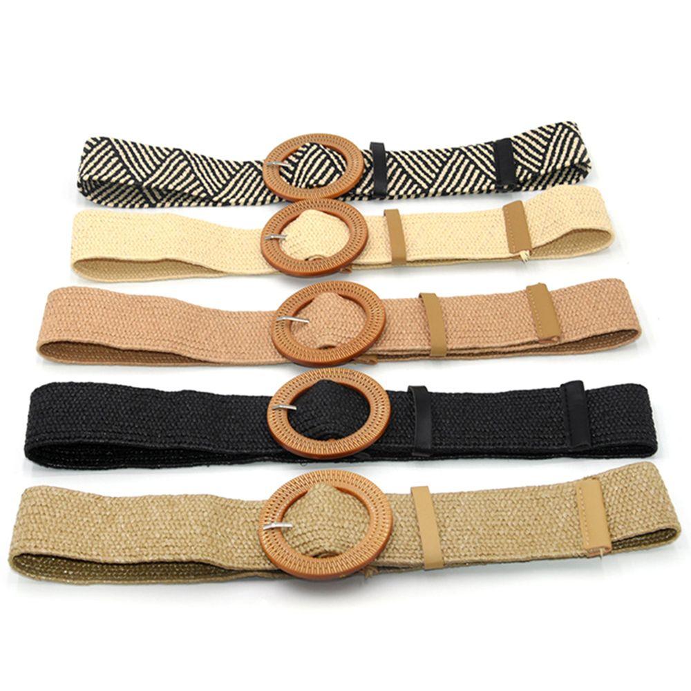 Retro Simple Women Wood Round Buckle Jeans Dress Bohemian Woven Belt Waist Belt Waistband
Retro Simple Women Wood Round Buckle Jeans Dress Bohemian Woven Belt Waist Belt Waistband