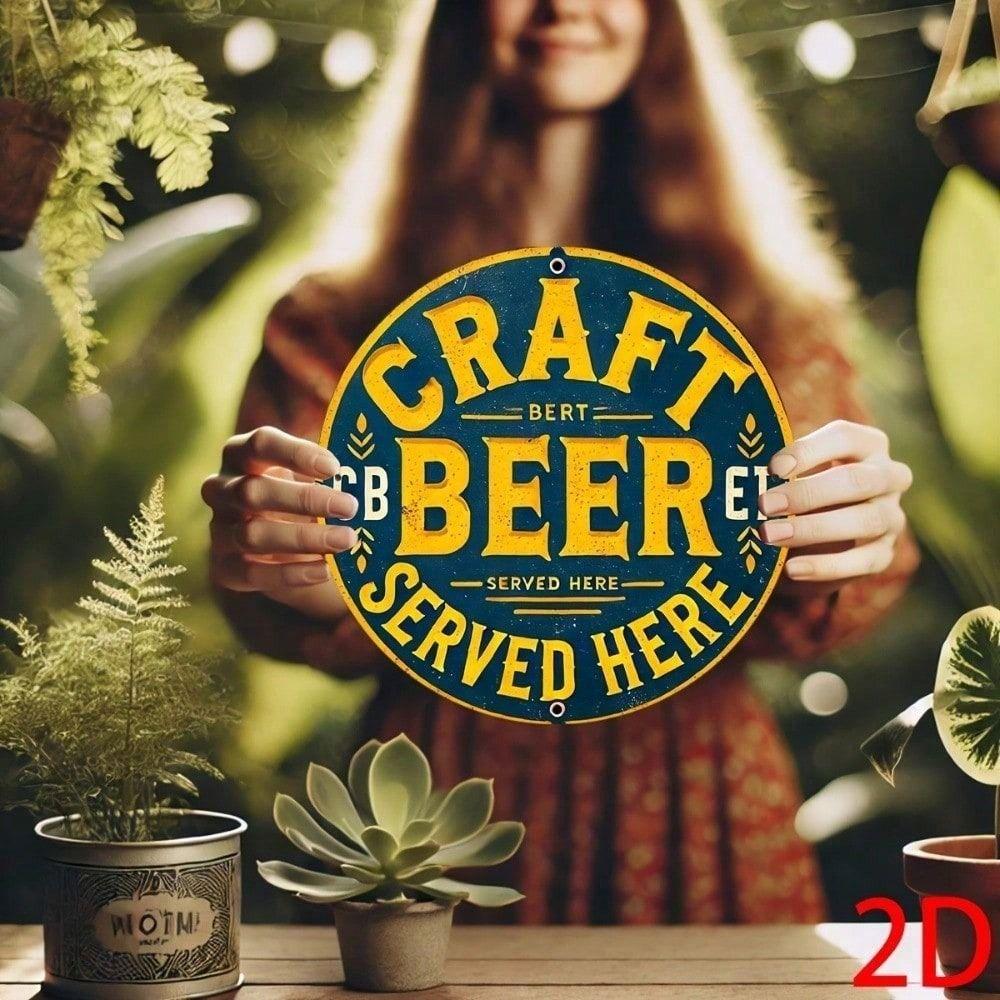 Metal Wall Art Retro Beer Sign Bar Tin Sign 8x8 Inch
Metal Wall Art Retro Beer Sign Bar Tin Sign 8x8 Inch