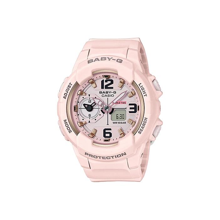 Casio Baby-G Fashion Trend Vitality Street Classic Pointer Dual Display Waterproof Quartz Movement Resin Strap Women watches Pink BGA-230SC-4B-PERSON Soft Pink Watch Dial
Casio Baby-G Fashion Trend Vitality Street Classic Pointer Dual Display Waterproof Quartz Movement Resin Strap Women watches Pink BGA-230SC-4B-PERSON Soft Pink Watch Dial