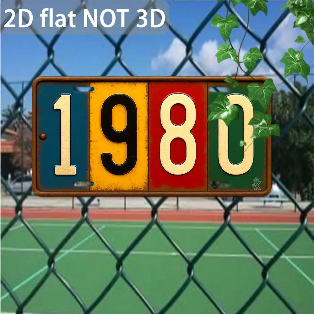 Vintage Year Number Colorful Block Themed Aluminum Metal Sign D Flat Printing Retro License Plate Style Wall Decor for Hom 15x30cm(5.9x7.8inch)
Vintage Year Number Colorful Block Themed Aluminum Metal Sign D Flat Printing Retro License Plate Style Wall Decor for Hom 15x30cm(5.9x7.8inch)