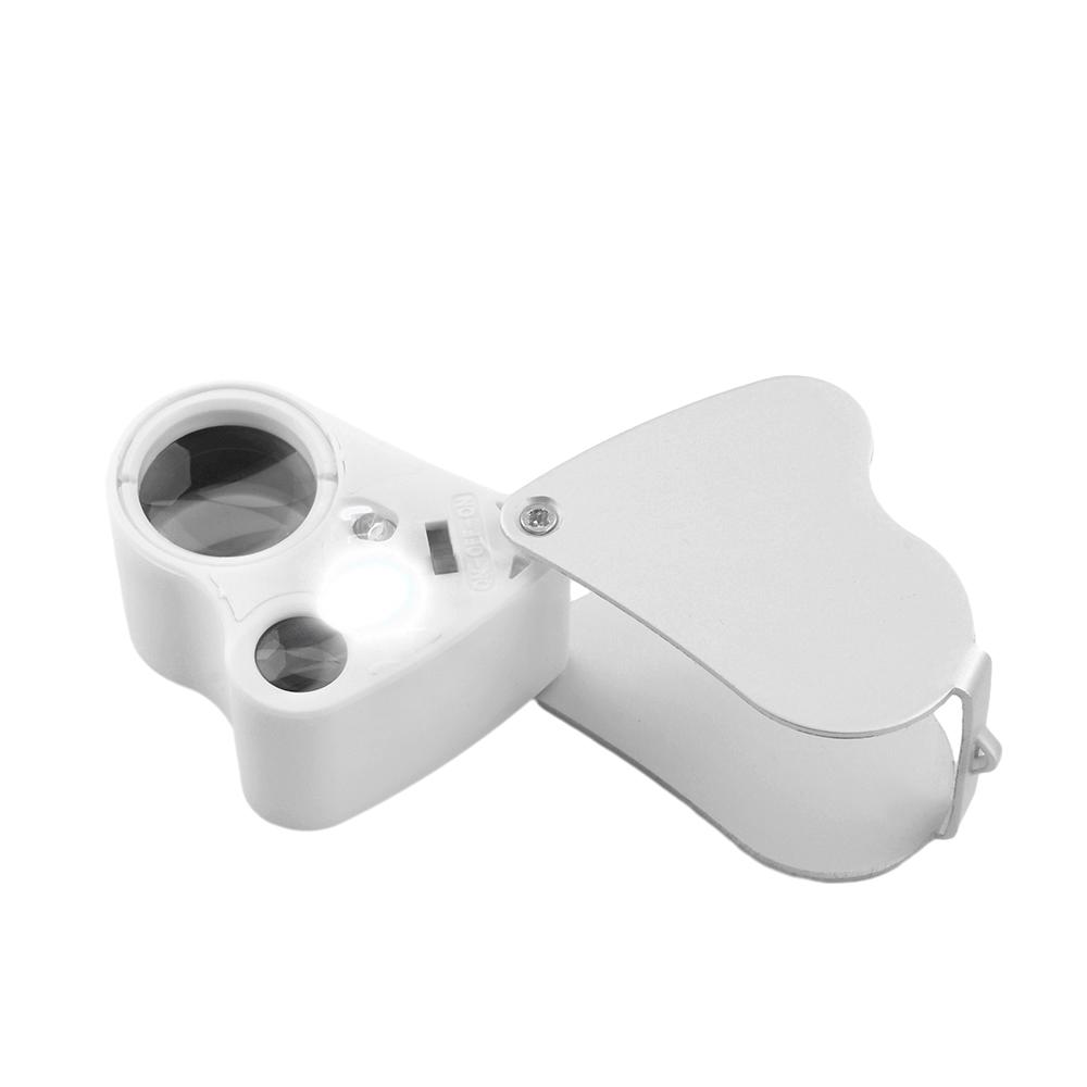 30X 60X Magnifying Glass Dual Lens LED Light Folding Magnifying Glass Handicrafts Jewelry Diamond Identification And Repair Tool 60X білий
30X 60X Magnifying Glass Dual Lens LED Light Folding Magnifying Glass Handicrafts Jewelry Diamond Identification And Repair Tool 60X білий