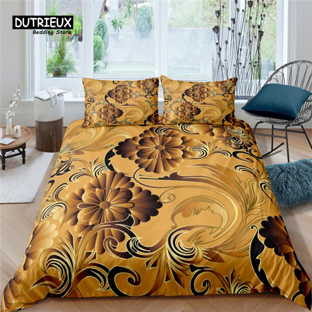 Home Living Luxury Flowers Print 2/3Pcs Soft Duvet Cover Set PillowCase Queen and King Size Kids Bedding Set EU/US/AU Size EU single(135x200cm)
Home Living Luxury Flowers Print 2/3Pcs Soft Duvet Cover Set PillowCase Queen and King Size Kids Bedding Set EU/US/AU Size EU single(135x200cm)