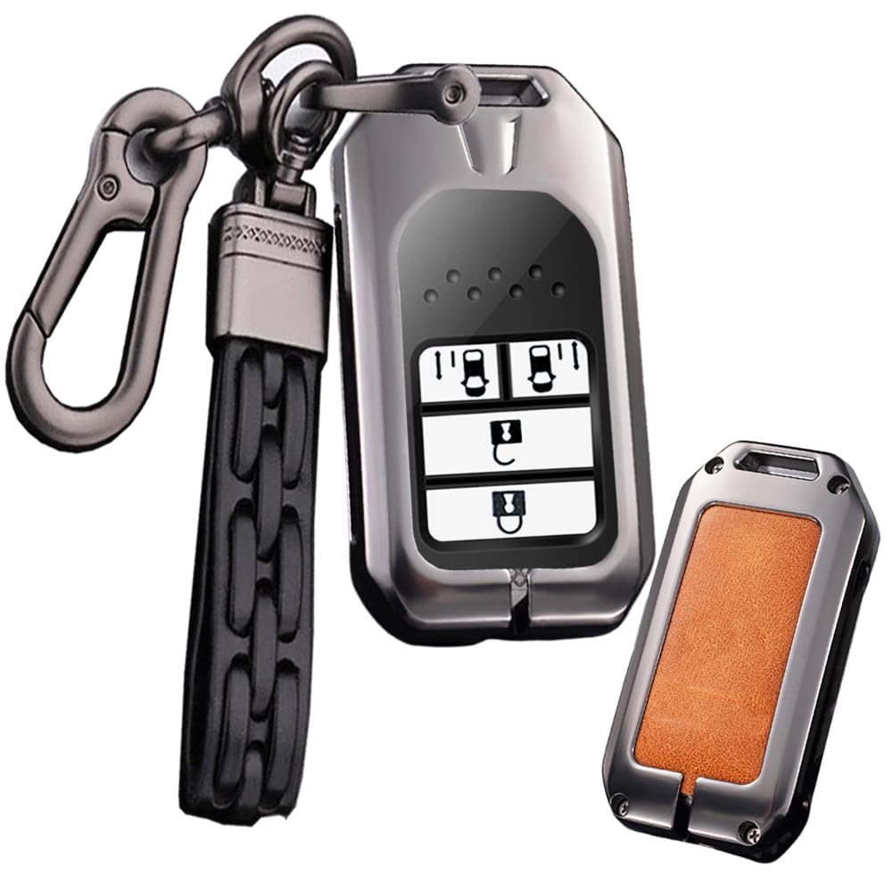 Smart Key Case Key Cover Key Holder Aluminum Alloy Leather Applicable to HONDA Stepwgn Accord Fit Vezel Odyssey Accessory Gift Secure Fit for Both
Smart Key Case Key Cover Key Holder Aluminum Alloy Leather Applicable to HONDA Stepwgn Accord Fit Vezel Odyssey Accessory Gift Secure Fit for Both