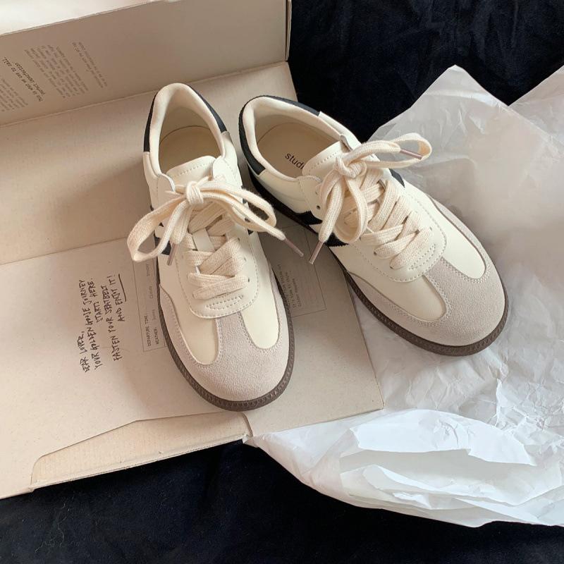 Dexun retro flat-bottomed versatile sports lace-up color matching three-bar Dexun shoes women s casual board shoes Forrest Gump white shoes 35
Dexun retro flat-bottomed versatile sports lace-up color matching three-bar Dexun shoes women s casual board shoes Forrest Gump white shoes 35