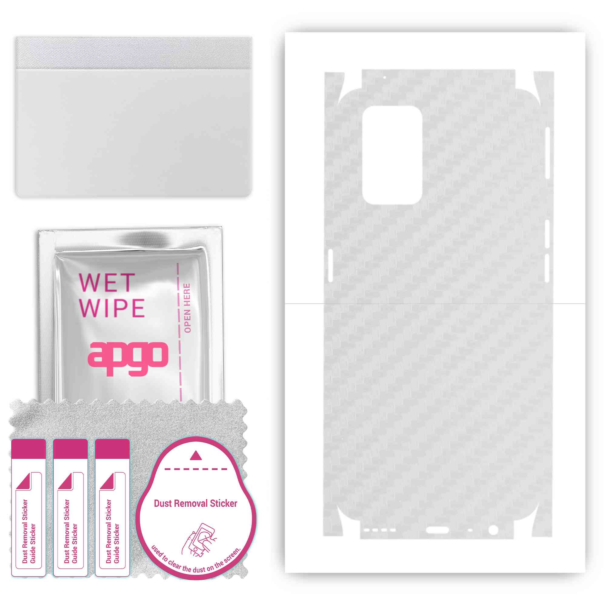 Apgo Protective Skin Sticker for the back+sides compatible with Realme X7 Max, Full Wrap Film, Foil, Vinyl - Pattern Transparent Carbon
Apgo Protective Skin Sticker for the back+sides compatible with Realme X7 Max, Full Wrap Film, Foil, Vinyl - Pattern Transparent Carbon