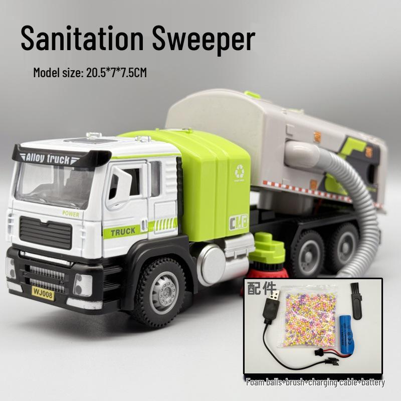 Игрушка-кубик из сплава: Модель электрической подметальной машины с функциями пылесоса, звука и света серый/зелёный
Игрушка-кубик из сплава: Модель электрической подметальной машины с функциями пылесоса, звука и света серый/зелёный