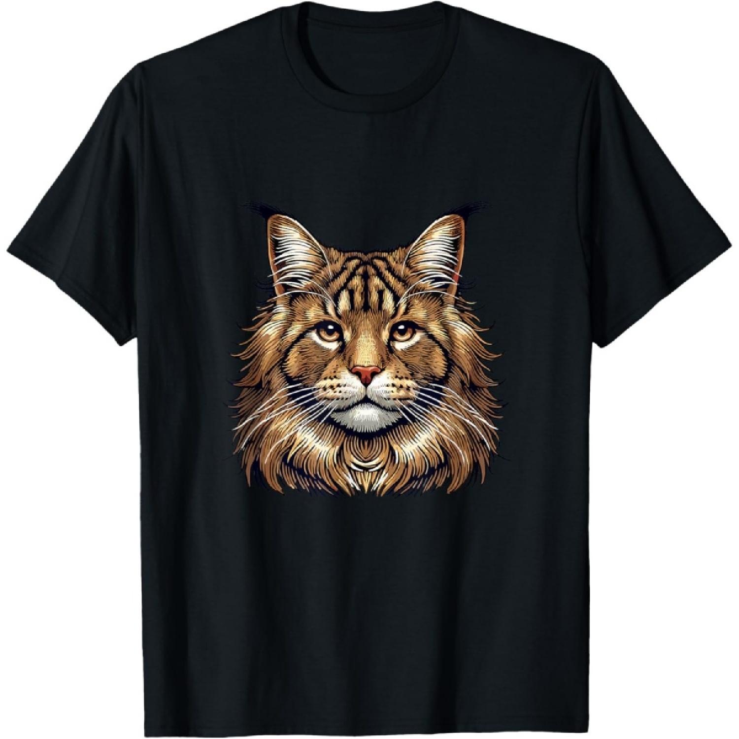 Cat Face - Maine Coon T-Shirt XXXXXL чорний
Cat Face - Maine Coon T-Shirt XXXXXL чорний