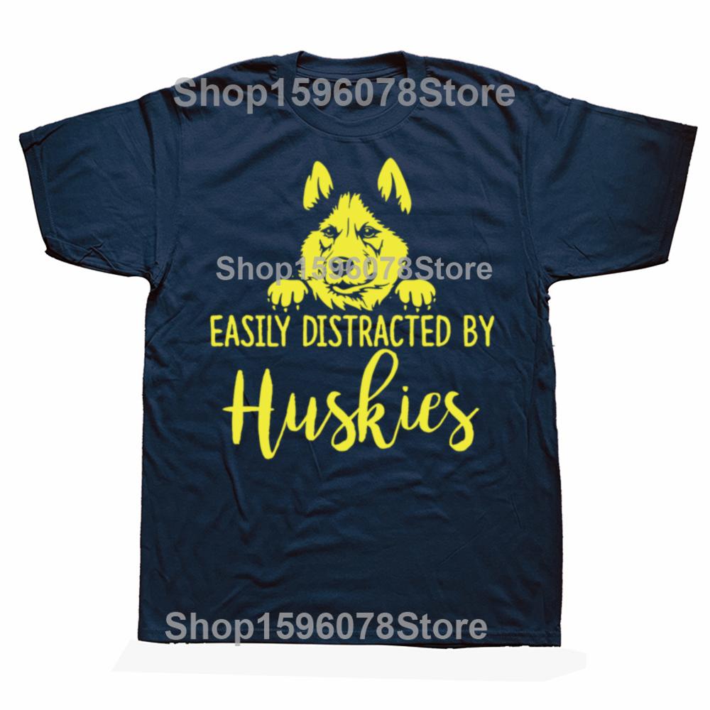 Funny Easily Distracted By Huskies Siberian Husky Tshirts Unisex Fashion Casual Tshirt 100 Cotton Loose Oversized T Shirt S
Funny Easily Distracted By Huskies Siberian Husky Tshirts Unisex Fashion Casual Tshirt 100 Cotton Loose Oversized T Shirt S