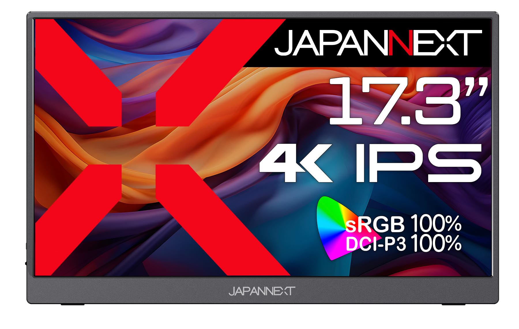 JAPANNEXT inch mobile monitor IPS panel 4K UHD 3840x2160 resolution with smart case 17.3 (USB/Type C/PC compatible/Built-in чорний
JAPANNEXT inch mobile monitor IPS panel 4K UHD 3840x2160 resolution with smart case 17.3 (USB/Type C/PC compatible/Built-in чорний
