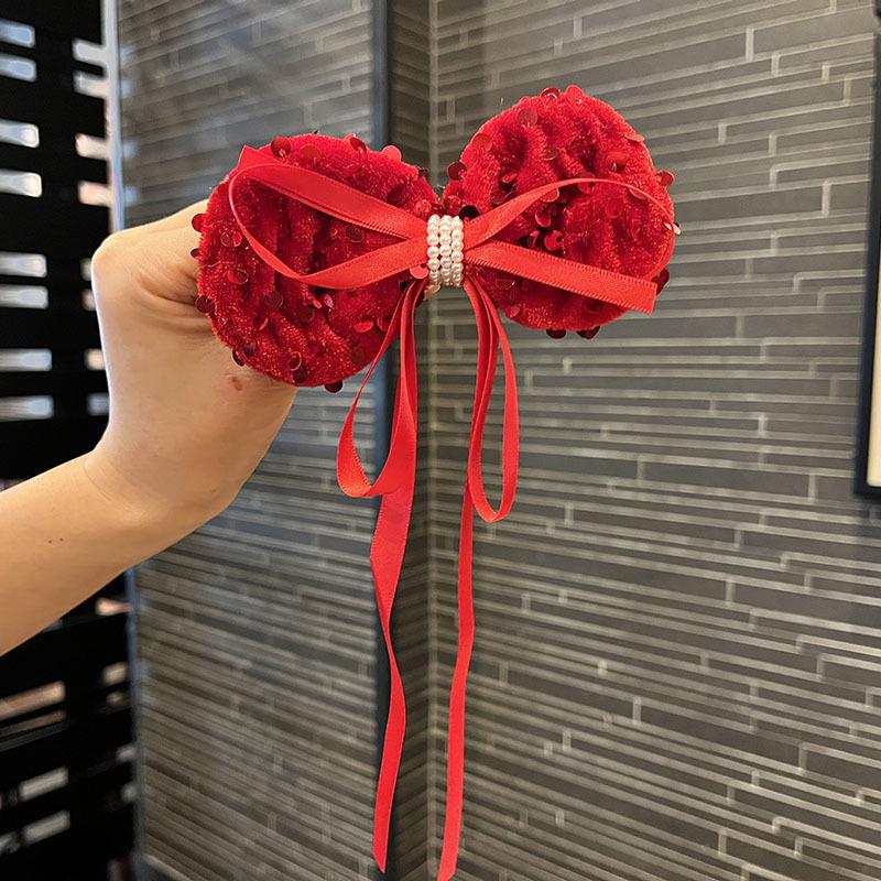 Children s Red Chinese Style Bow Hair Clip - New Year Accessory for Girls
Children s Red Chinese Style Bow Hair Clip - New Year Accessory for Girls