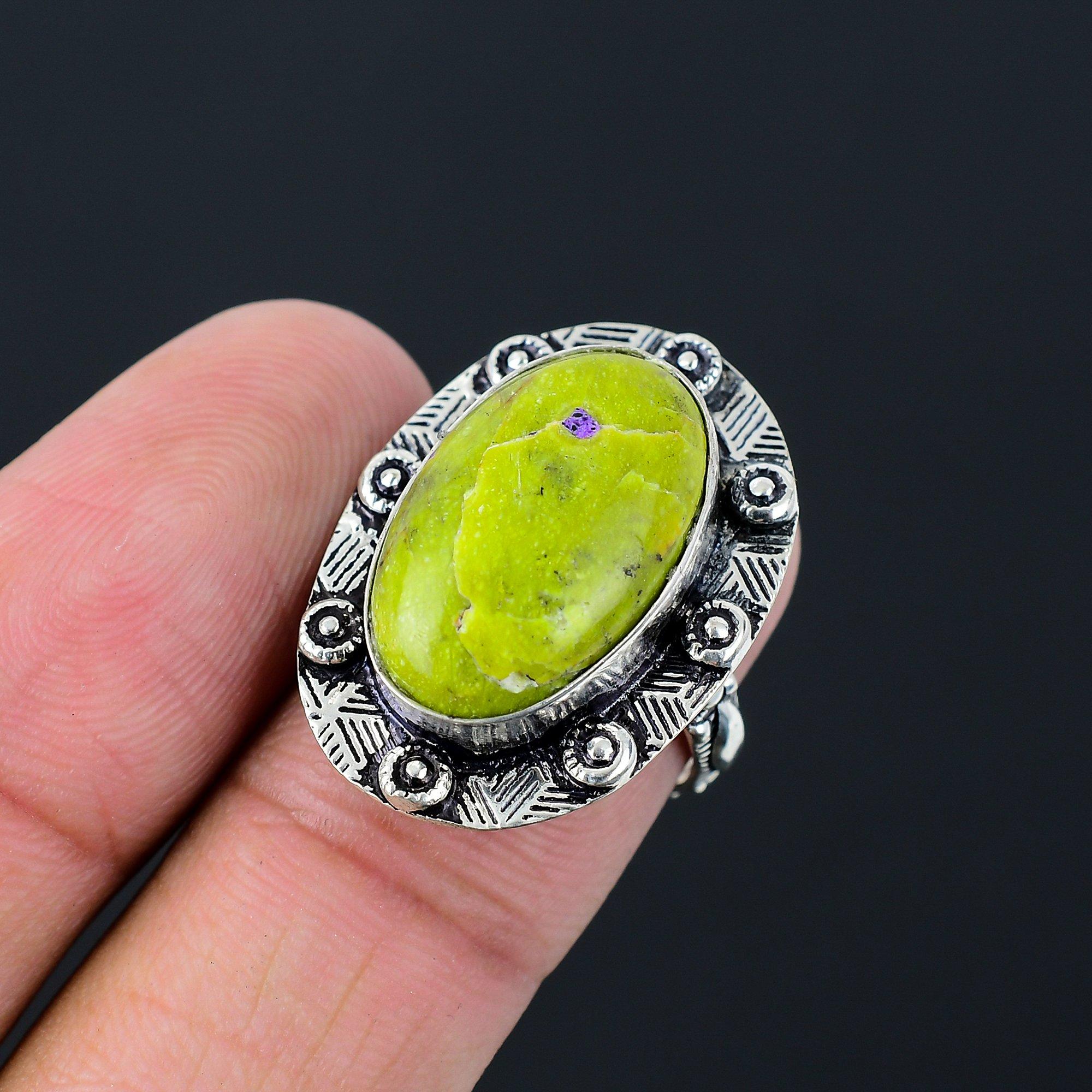 Atlantisite Gemstone Sister Stackable Boho Ring Jewelry Size 7 Sterling Silver 7
Atlantisite Gemstone Sister Stackable Boho Ring Jewelry Size 7 Sterling Silver 7