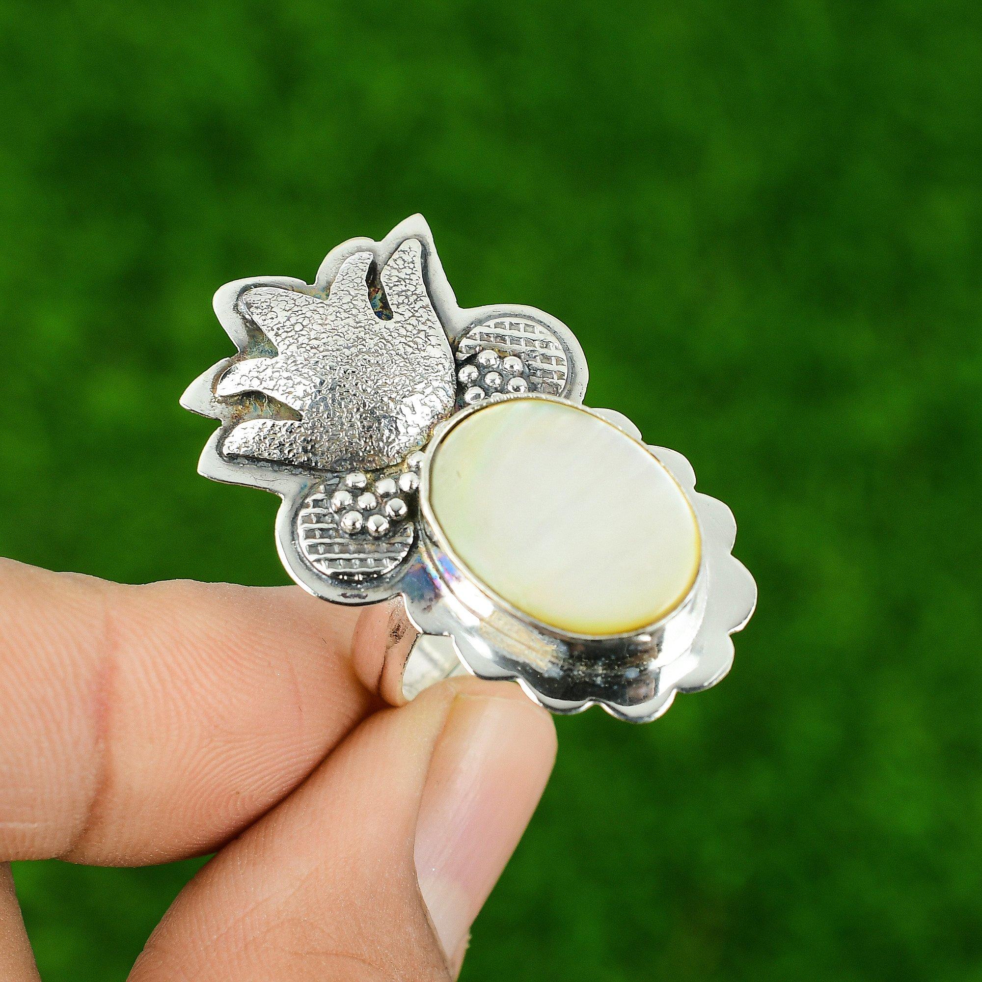 Кольцо из стерлингового серебра 925 пробы овальное с перламутром, драгоценным камнем, в стиле бохо, наборное, для июня Adjustable
Кольцо из стерлингового серебра 925 пробы овальное с перламутром, драгоценным камнем, в стиле бохо, наборное, для июня Adjustable