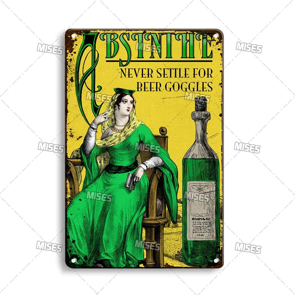MISES Absinthe Metal Poster Rusty Metal Tin Sign Retro Metal Sign Wall Plate Man Cave Home Studio Metal Plaque Industrial Decor 20x30cm
MISES Absinthe Metal Poster Rusty Metal Tin Sign Retro Metal Sign Wall Plate Man Cave Home Studio Metal Plaque Industrial Decor 20x30cm