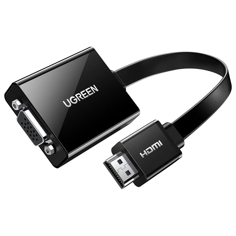 UGREEN 40248 HDMI Male to VGA Female Adapter with 3.5mm Audio Jack Active Converter for MacBook/Apple TV/Raspberry Pi
UGREEN 40248 HDMI Male to VGA Female Adapter with 3.5mm Audio Jack Active Converter for MacBook/Apple TV/Raspberry Pi