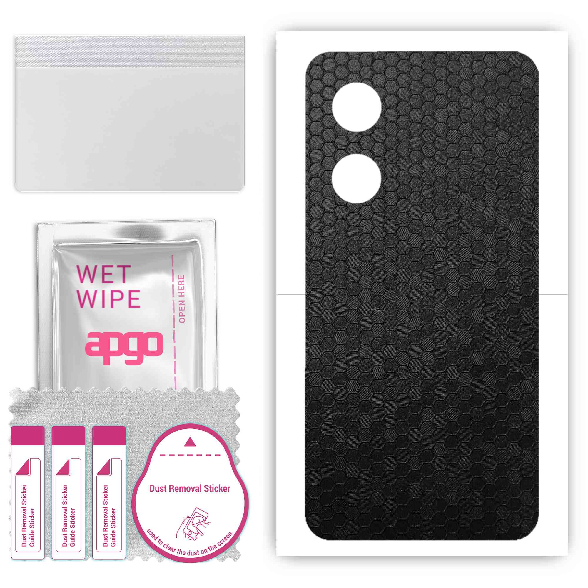 apgo Protective Skin Sticker for the back compatible with Honor Play 40S, Wrap Film, Foil, Vinyl - Pattern Black Honeycomb
apgo Protective Skin Sticker for the back compatible with Honor Play 40S, Wrap Film, Foil, Vinyl - Pattern Black Honeycomb