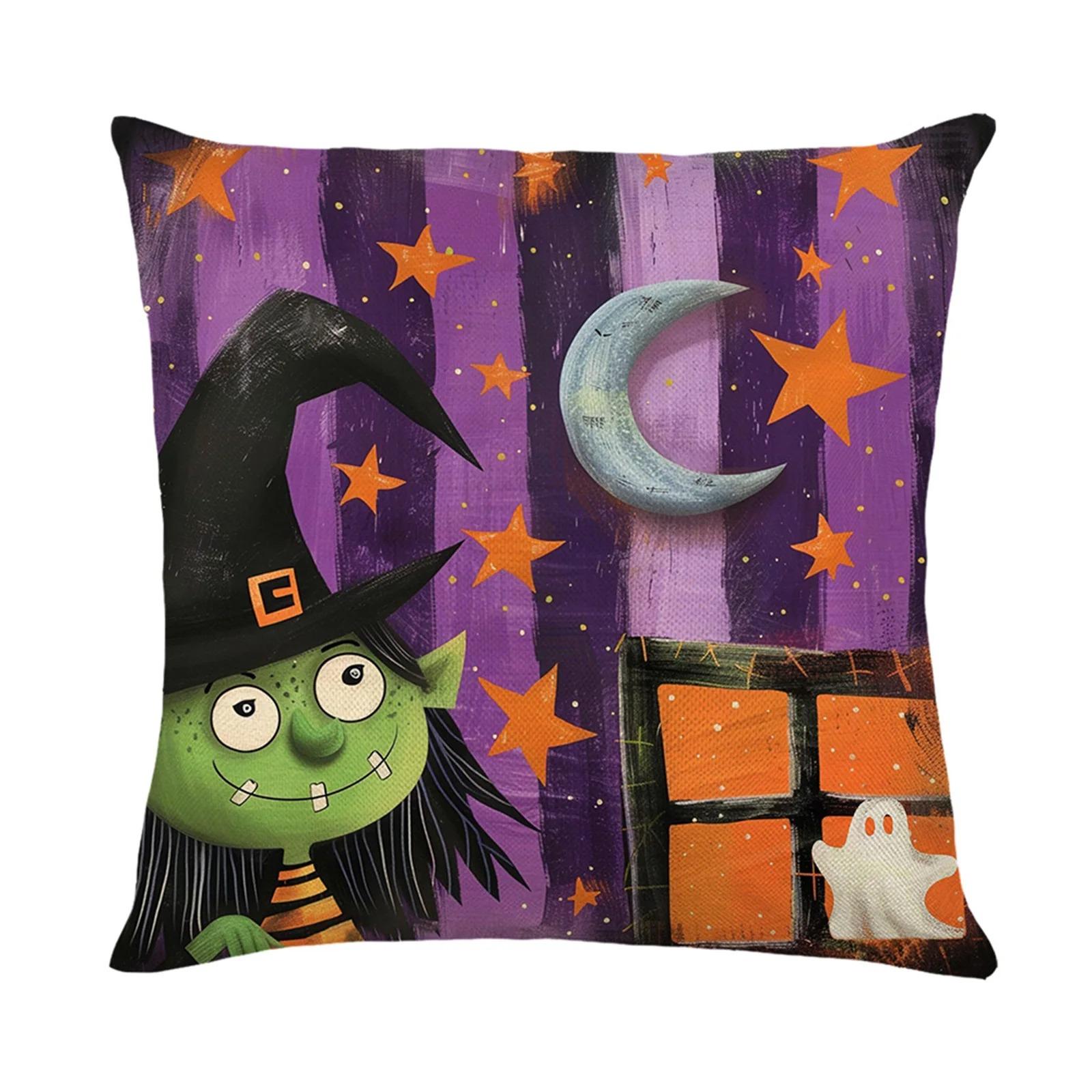 Home Decor Halloween Cat And Pumpkin Themed Pillow Covers Pattern Cushion Cover Suitable For Sofa Bedroom Car Pillow Cover 16x16Inch
Home Decor Halloween Cat And Pumpkin Themed Pillow Covers Pattern Cushion Cover Suitable For Sofa Bedroom Car Pillow Cover 16x16Inch