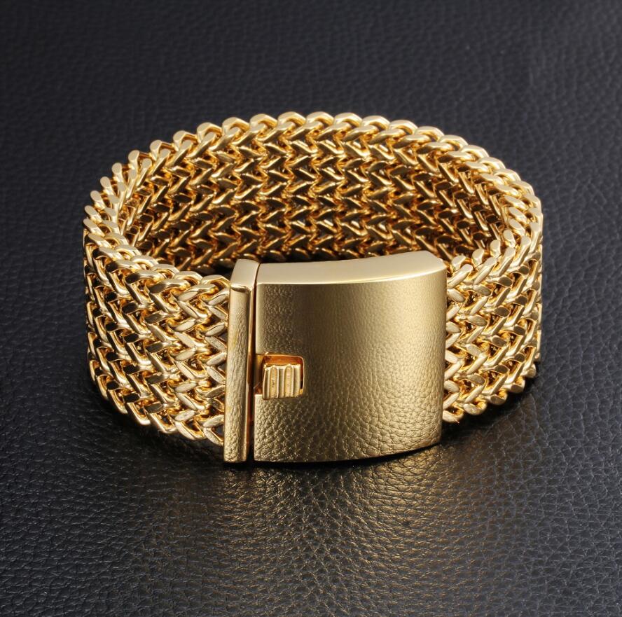 30MM Wide Stainless Steel Bracelet Very Big Heavy Cool Biker Jewelry Silver Color Curb Cuban Chain Top Quality Men s Bracelet Bangle 22CM золотий
30MM Wide Stainless Steel Bracelet Very Big Heavy Cool Biker Jewelry Silver Color Curb Cuban Chain Top Quality Men s Bracelet Bangle 22CM золотий