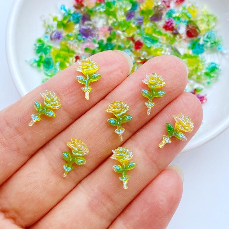 100Pcs New Cute Mini 7*11mm Shiny Roses Flat Back Resin Cabochons Scrapbooking DIY Jewelry Craft Decoration Accessorie
100Pcs New Cute Mini 7*11mm Shiny Roses Flat Back Resin Cabochons Scrapbooking DIY Jewelry Craft Decoration Accessorie