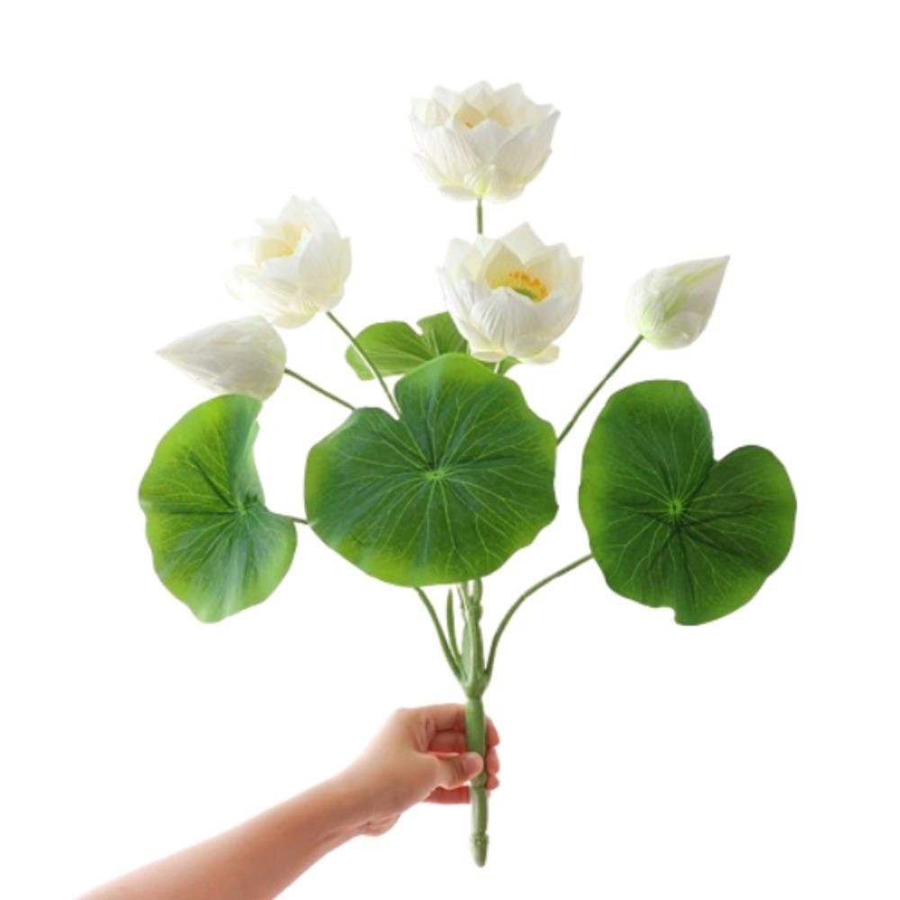 Реалистичный шелковый цветок лотоса 57 см искусственные цветочные украшения для дома и гостиной белый
Реалистичный шелковый цветок лотоса 57 см искусственные цветочные украшения для дома и гостиной белый