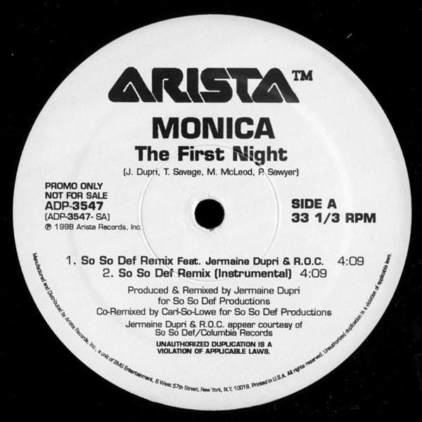 12inch Record MONICA - The First Night ADP3547PROMO Arista 1998 US Rap & Hip-Hop/R&B Used
12inch Record MONICA - The First Night ADP3547PROMO Arista 1998 US Rap & Hip-Hop/R&B Used