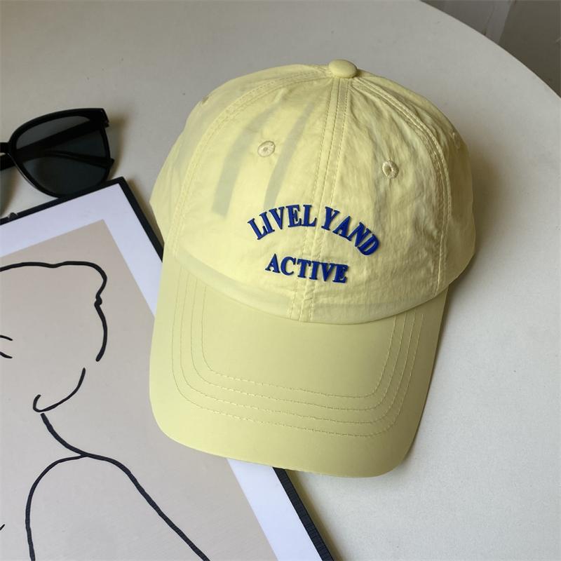 Summer Thin Baseball Cap For Women Quick Drying Sun Hat Solid Color Embroidered Letter Female Outdoor Sports Peaked Caps Adjustable
Summer Thin Baseball Cap For Women Quick Drying Sun Hat Solid Color Embroidered Letter Female Outdoor Sports Peaked Caps Adjustable