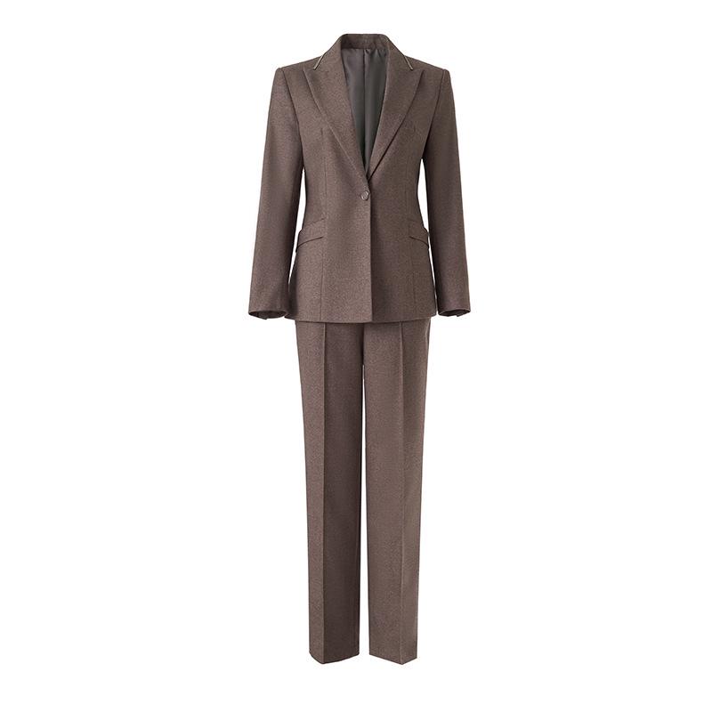 High-End Women s Wool Suit Set: 2026 Spring/Autumn Fashionable Formal Two-Piece for Professional Commute. M
High-End Women s Wool Suit Set: 2026 Spring/Autumn Fashionable Formal Two-Piece for Professional Commute. M
