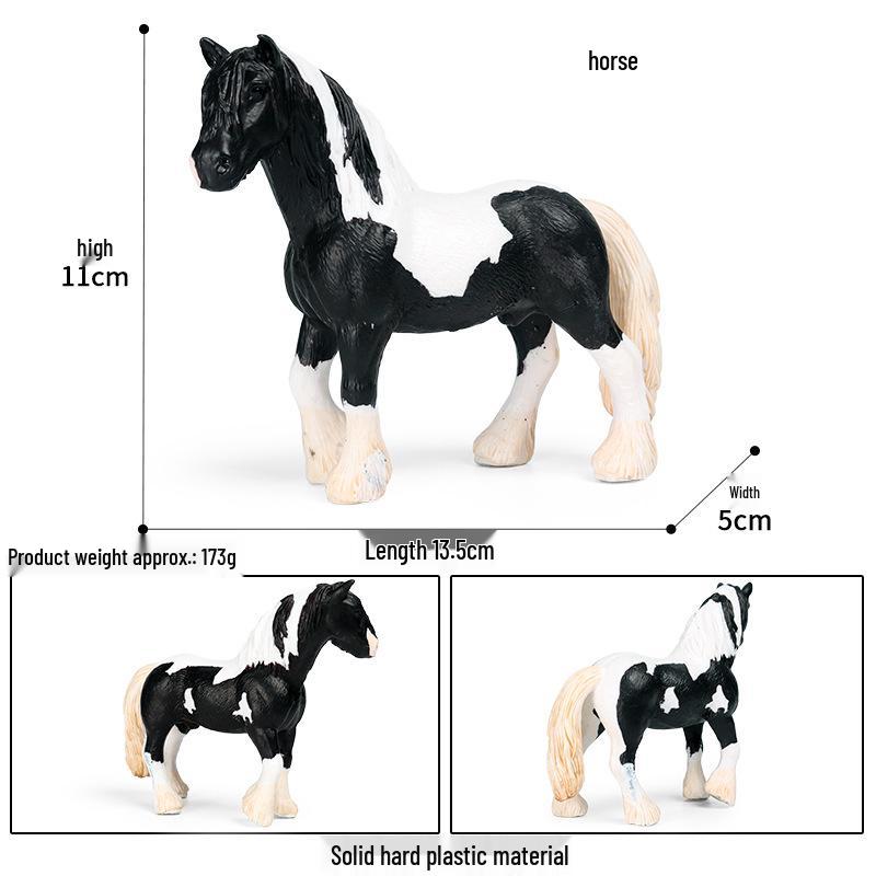 Трансграничное украшение для рабочего стола «Степной конь»: Черно-белая модель североамериканской дикой лошади
Трансграничное украшение для рабочего стола «Степной конь»: Черно-белая модель североамериканской дикой лошади