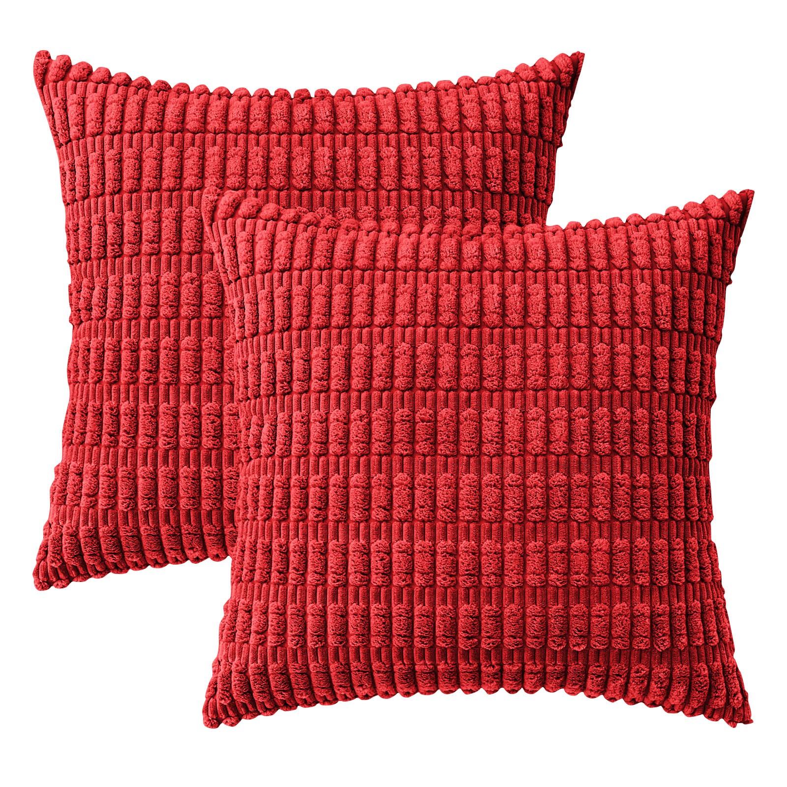Corduroy Decorative Throw Pillow Covers Soft Corduroy Striped Square Pillow Case Modern Home Decor For Sofa Living Room Couch Bed One Size червоний
Corduroy Decorative Throw Pillow Covers Soft Corduroy Striped Square Pillow Case Modern Home Decor For Sofa Living Room Couch Bed One Size червоний