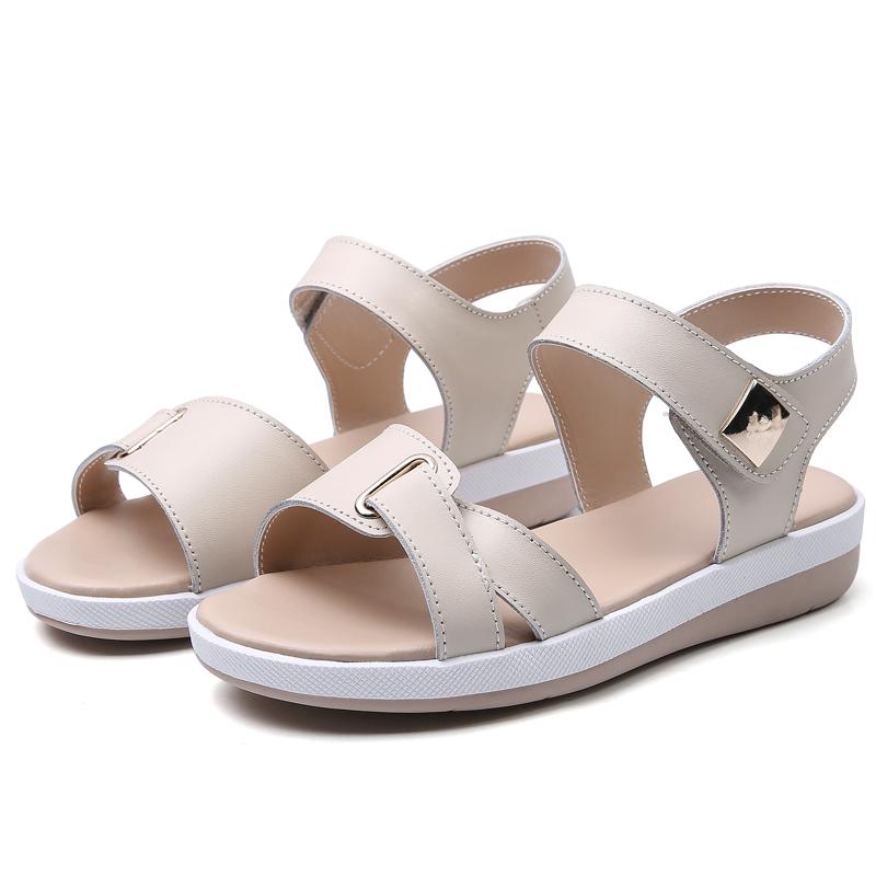 Летние кожаные сандалии на плоской подошве, женская обувь, туфли-гладиаторы с открытым носком, женские пляжные сандалии с пряжкой, шлепанцы, повседневная обувь на платформе 8
Летние кожаные сандалии на плоской подошве, женская обувь, туфли-гладиаторы с открытым носком, женские пляжные сандалии с пряжкой, шлепанцы, повседневная обувь на платформе 8