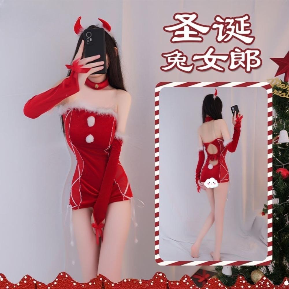 Zimei Tube Top Plush Christmas Girl Hip Skirt Red Christmas Dress Cosplay Christmas Uniform Temptation Wholesale average size красный
Zimei Tube Top Plush Christmas Girl Hip Skirt Red Christmas Dress Cosplay Christmas Uniform Temptation Wholesale average size красный