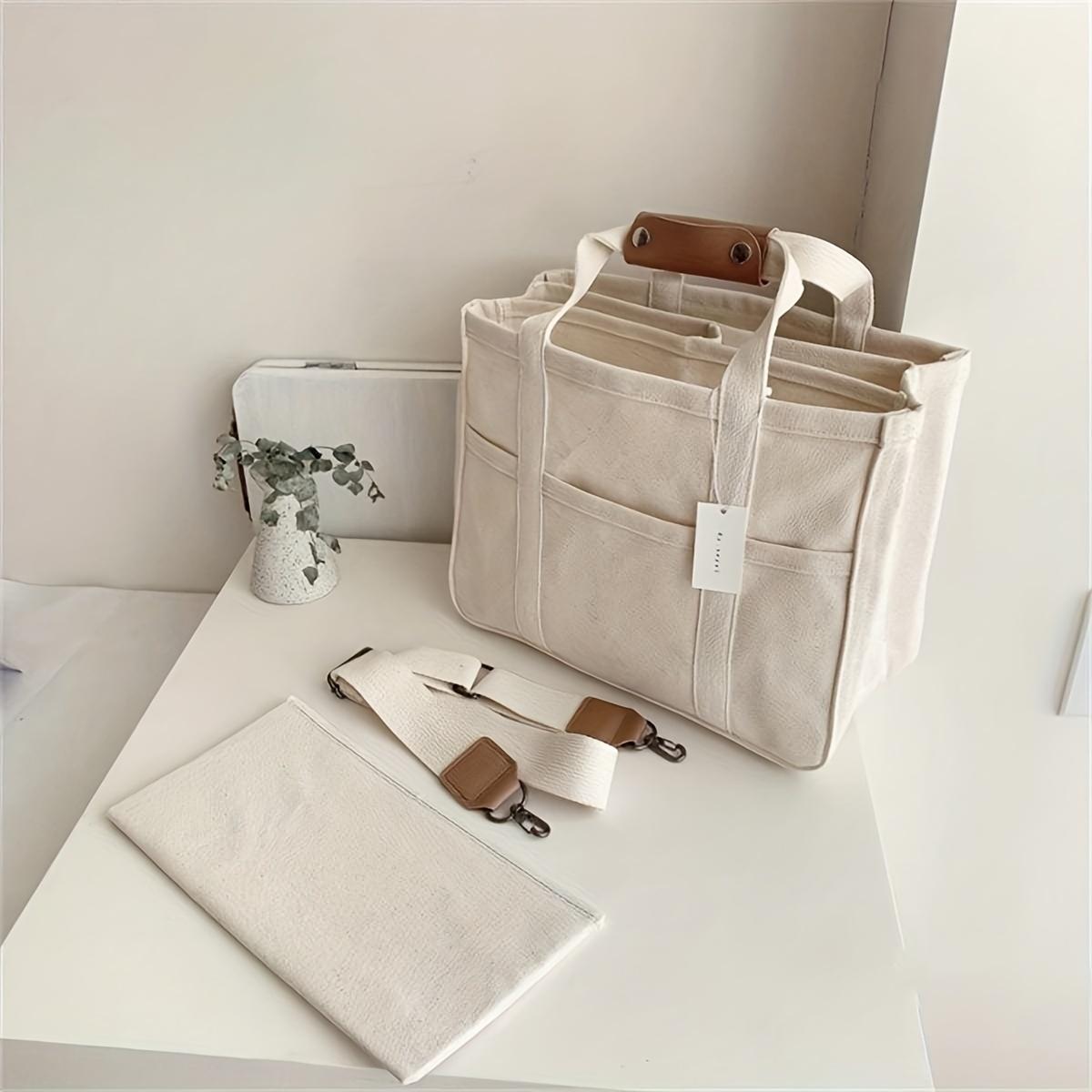Three Layer Large Capacity Canvas Tote Bag Crossbody Bag, Durable and Lightweight Shoulder Bag Shopping Bag, Casual and Practica
Three Layer Large Capacity Canvas Tote Bag Crossbody Bag, Durable and Lightweight Shoulder Bag Shopping Bag, Casual and Practica