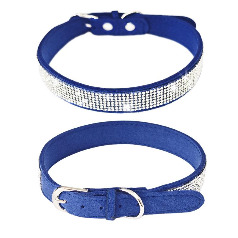 Crystal Dog Collar Comfortable Glitter Rhinestone Dog Collars Zinc Alloy Buckle Collar For Small Dogs Cats темно-синього кольору
Crystal Dog Collar Comfortable Glitter Rhinestone Dog Collars Zinc Alloy Buckle Collar For Small Dogs Cats темно-синього кольору