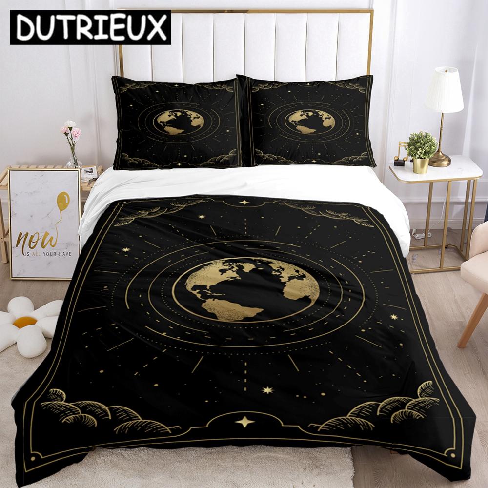 Comforter Fashion Magic Astrology Esoteric Gold Print Bedding Set - For Beds Of Children And Adultsincludes S & S Comforter (quilt)-EU Single(135*200cm)3pcs
Comforter Fashion Magic Astrology Esoteric Gold Print Bedding Set - For Beds Of Children And Adultsincludes S & S Comforter (quilt)-EU Single(135*200cm)3pcs