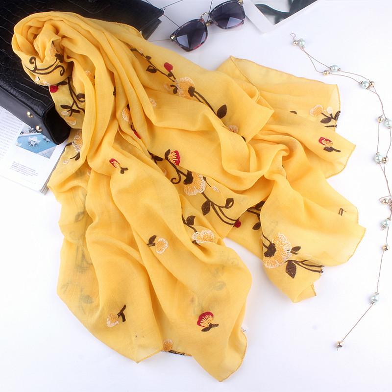 Embroidered Ethnic Style Cotton Linen Scarf for Women In Spring Autumn and Winter Korean Style Versatile Embroidered Scarf Shawl Above 175cm
Embroidered Ethnic Style Cotton Linen Scarf for Women In Spring Autumn and Winter Korean Style Versatile Embroidered Scarf Shawl Above 175cm