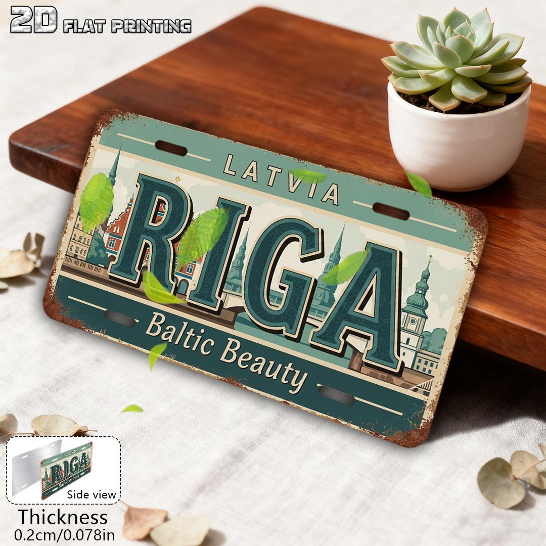 D Flat D Flat pc Latvia Riga City Themed Vintage Metal Sign cm x cm Large Retro Wall Plaque for Outdoor Use S 15x30cm(5.9x7.8inch)
D Flat D Flat pc Latvia Riga City Themed Vintage Metal Sign cm x cm Large Retro Wall Plaque for Outdoor Use S 15x30cm(5.9x7.8inch)