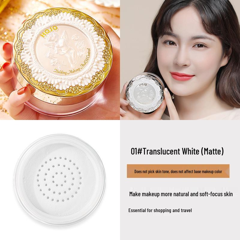 HOJO Angel Light Setting Powder Matte Finish Lightweight Non-Caking Refreshing Natural Loose Powder
HOJO Angel Light Setting Powder Matte Finish Lightweight Non-Caking Refreshing Natural Loose Powder