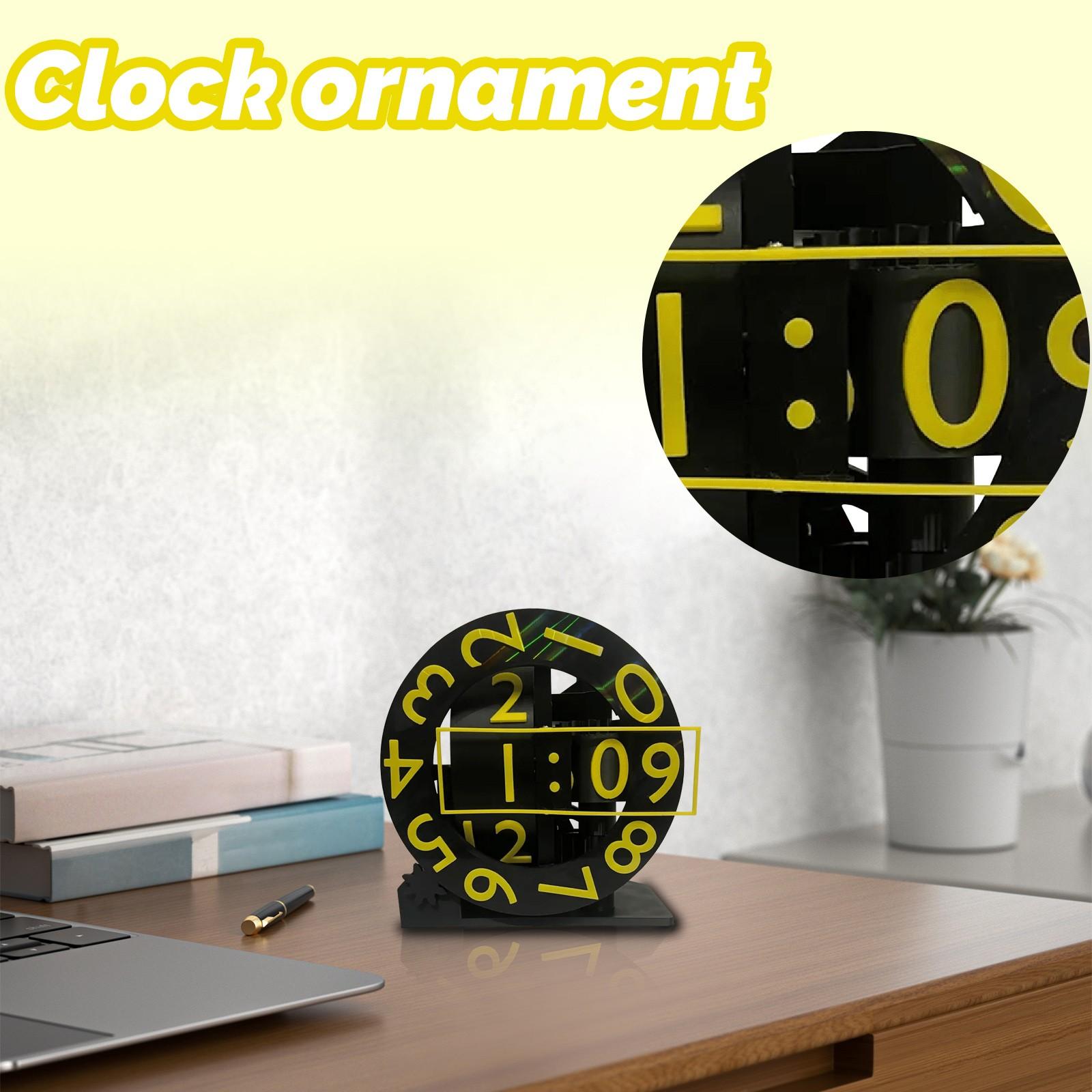 Unique, Modern 3d Printed Desktop TRIAXIAL CLOCK For Den, Living Room, Bedroom, Etc One Size жовтий
Unique, Modern 3d Printed Desktop TRIAXIAL CLOCK For Den, Living Room, Bedroom, Etc One Size жовтий