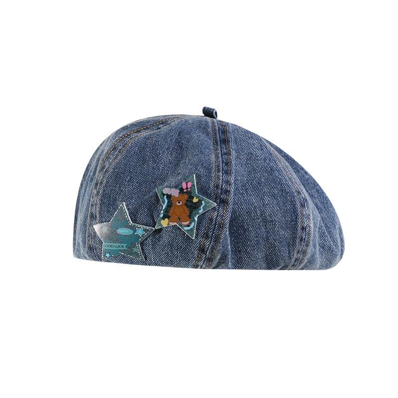 Washed Beret Women Summer Sweet All-match Retro Student Face Slimming Painter Newsboy Cap 2026 New 56-58cm темно-синього кольору
Washed Beret Women Summer Sweet All-match Retro Student Face Slimming Painter Newsboy Cap 2026 New 56-58cm темно-синього кольору