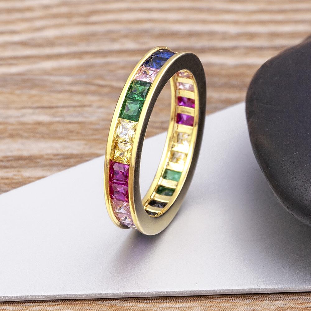 Classic Spanish Style Top Quality Rainbow Ring Gold Color Zircon Finger Ring for Women Girls Fashion Party Birthday Jewelry Gift 6
Classic Spanish Style Top Quality Rainbow Ring Gold Color Zircon Finger Ring for Women Girls Fashion Party Birthday Jewelry Gift 6
