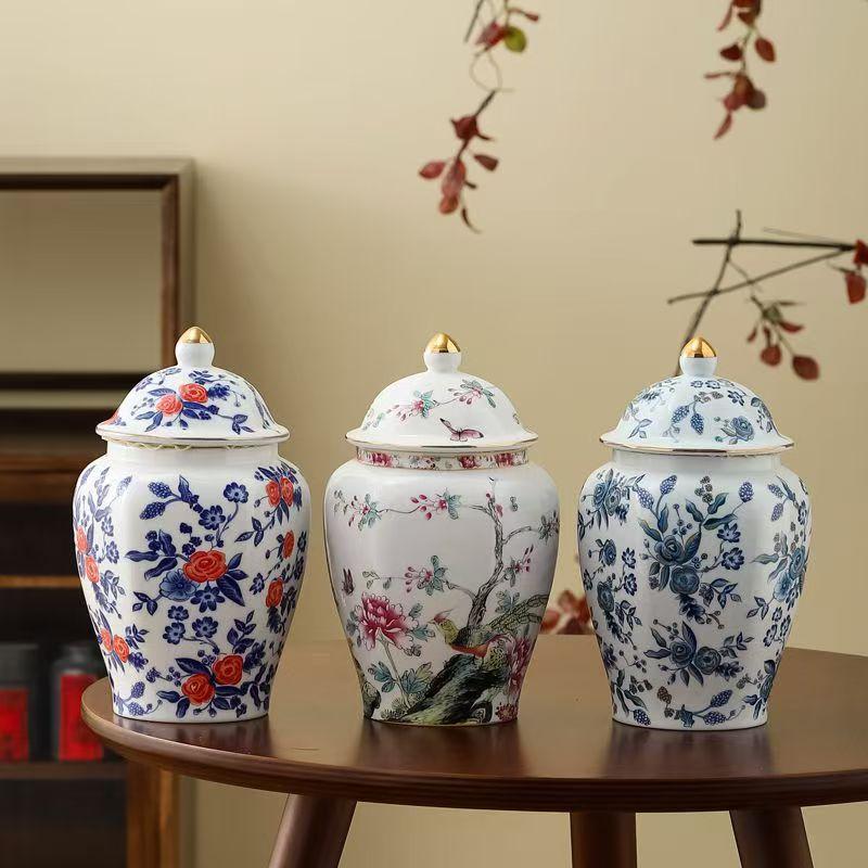 Creative Vintage Character Floral Pattern Ceramic Storage Jar Home Sealed Moisture Proof Nuts Tea Jar Decorative Jar Crafts Home
Creative Vintage Character Floral Pattern Ceramic Storage Jar Home Sealed Moisture Proof Nuts Tea Jar Decorative Jar Crafts Home