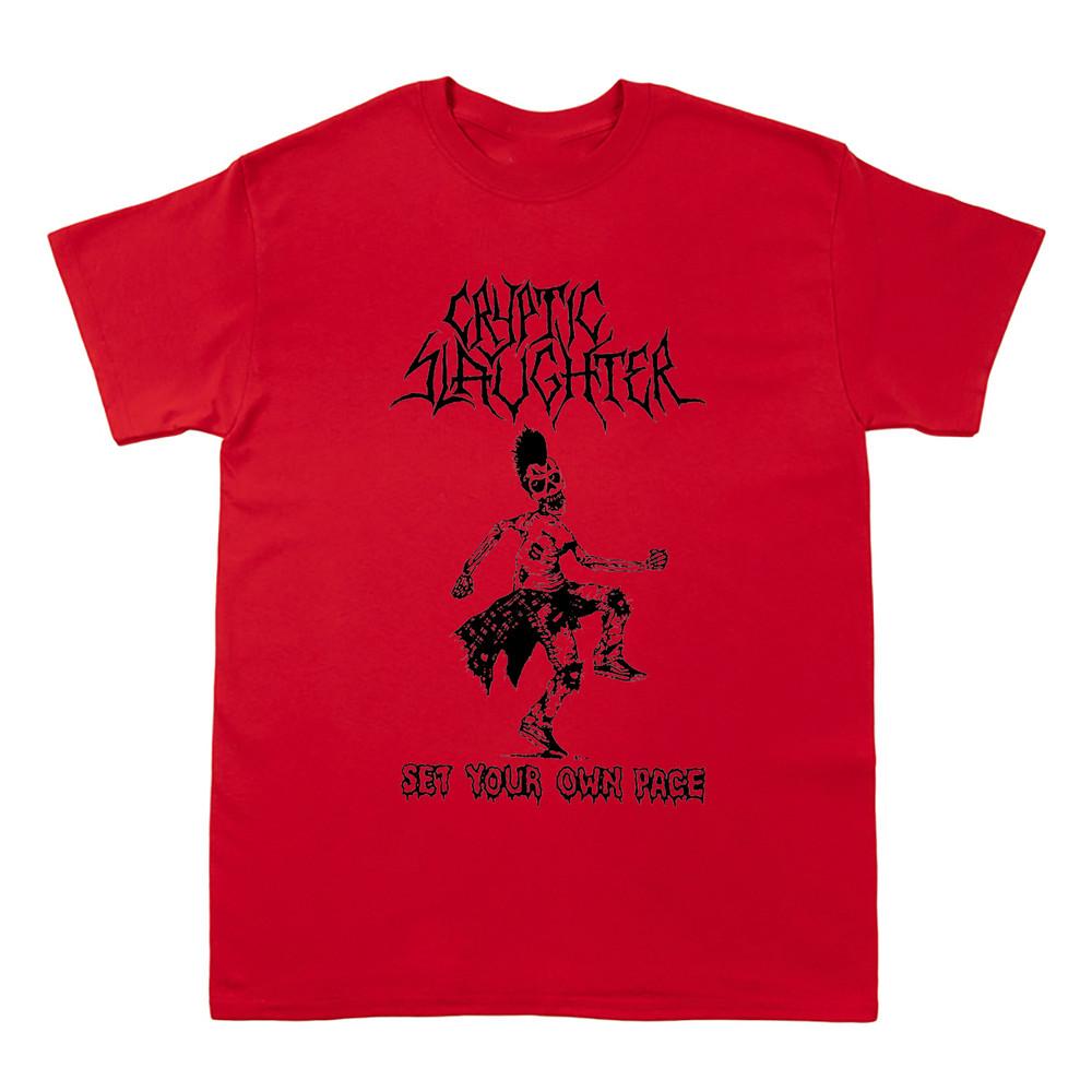 Cryptic Slaughter Set Your Own Pace Red Shirt Unisex Gift Fans OB37 Unisex T-Shirt S
Cryptic Slaughter Set Your Own Pace Red Shirt Unisex Gift Fans OB37 Unisex T-Shirt S