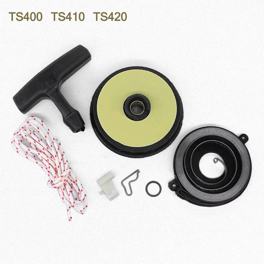 Functional Recoil For Starter Assembly with Hand Rope Suitable for Use on Cut Off Saws Including Models TS400/TS410/TS420
Functional Recoil For Starter Assembly with Hand Rope Suitable for Use on Cut Off Saws Including Models TS400/TS410/TS420