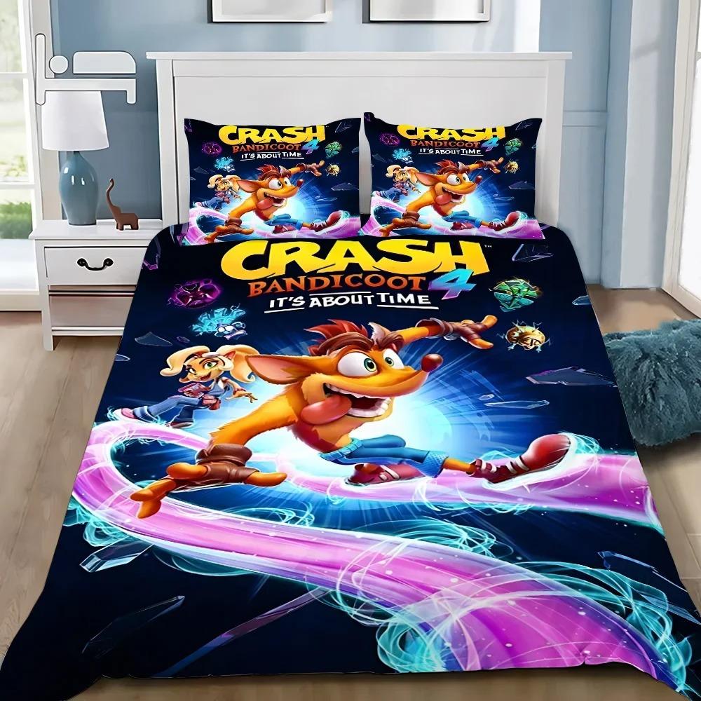 Мультяшный пододеяльник наволочка комплект постельного белья Crashs Bandicoots взрослый мальчик девочка украшение спальни детский односпальный двуспальный большой размер 70x130cm 2pcs
Мультяшный пододеяльник наволочка комплект постельного белья Crashs Bandicoots взрослый мальчик девочка украшение спальни детский односпальный двуспальный большой размер 70x130cm 2pcs