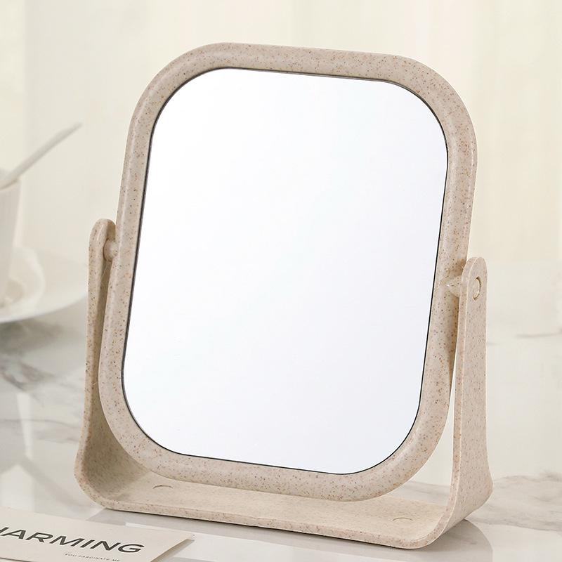 Зеркало для макияжа высокой четкости, двустороннее, вращающееся, из пшеничной соломы Large
Зеркало для макияжа высокой четкости, двустороннее, вращающееся, из пшеничной соломы Large