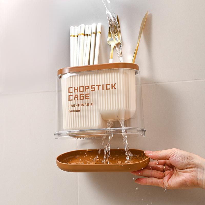 Клетка для кухонных палочек для еды, прочная несущая стойка для столовых приборов, легко моется, устойчивая и нелиняющая, органайзер для столовых приборов