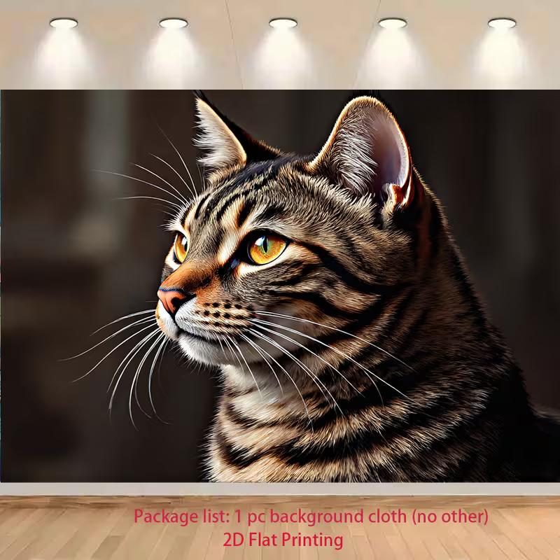 2D Realistic Tabby Cat Backdrop Cloth, Pet Portrait Photography Background 47.2x31.5inch/120*80cm
2D Realistic Tabby Cat Backdrop Cloth, Pet Portrait Photography Background 47.2x31.5inch/120*80cm